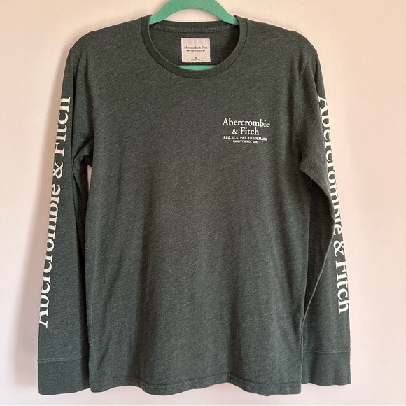 Abercrombie & Fitch Other - Abercrombie & Fitch Men’s Soft A & F Collection Teal Long Sleeve Tee Shirt Sz XS